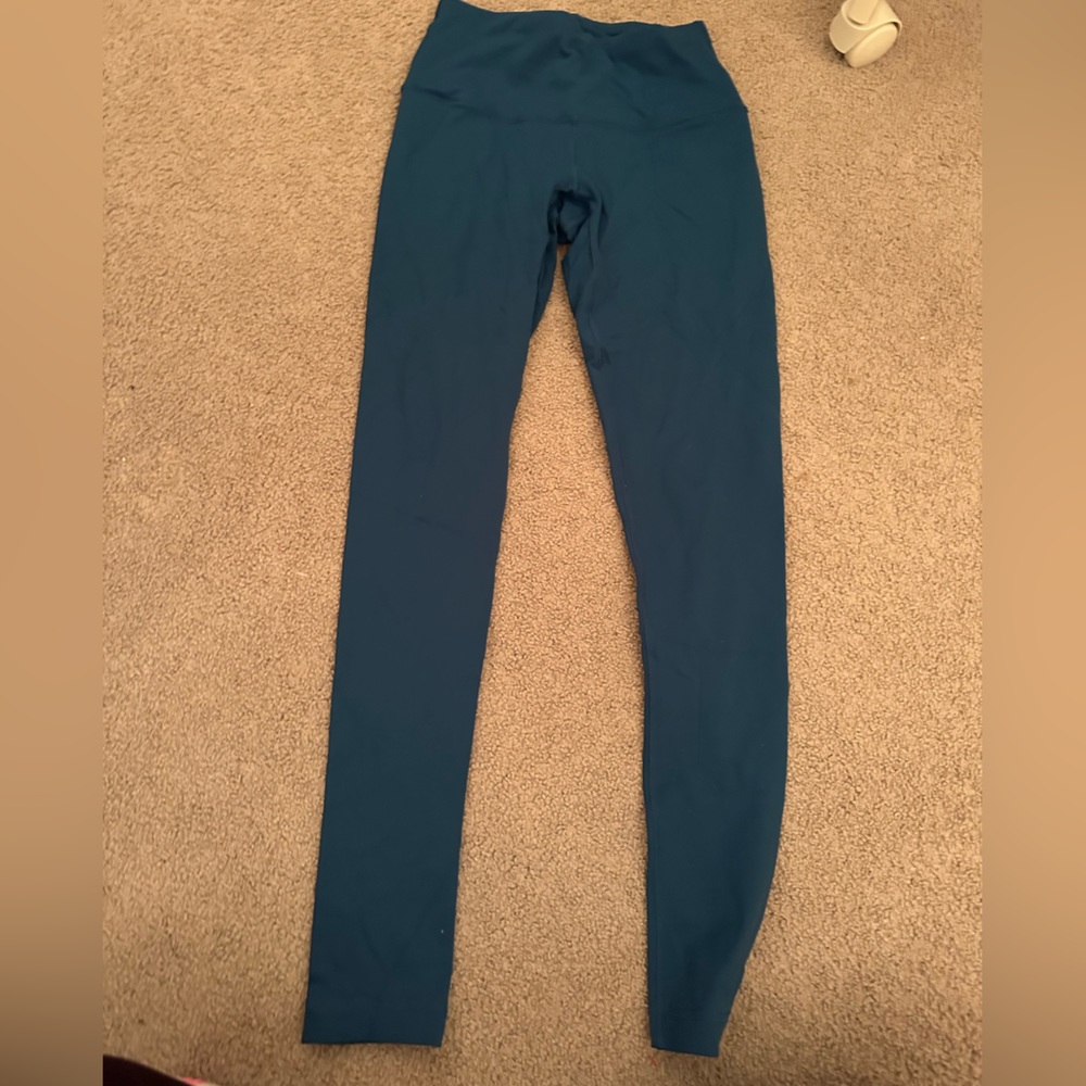 Teal leggings